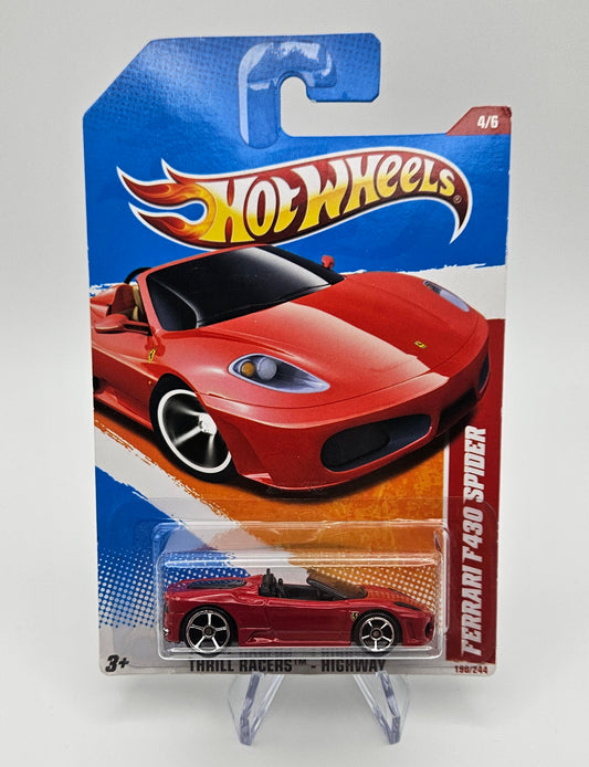 F430 spider thrill racers Highway red long card