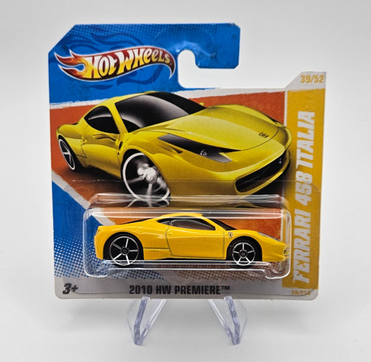 458 italia hw premiere 2010 yellow