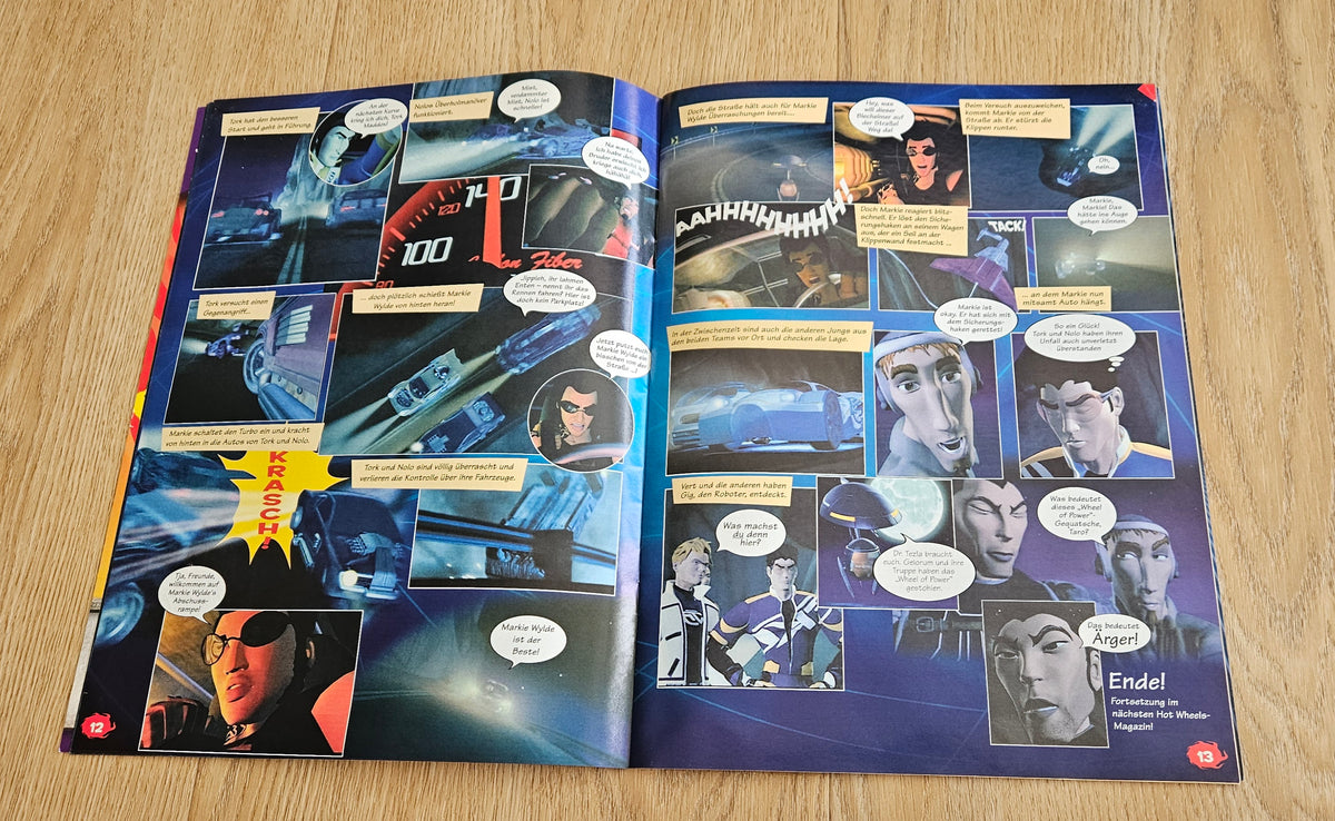 Acceleracers & HW 35 Short comics from comic books (German language!!)