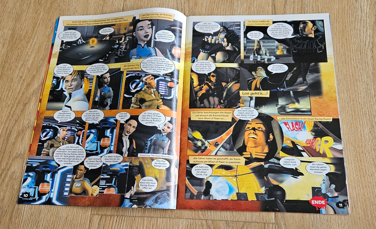 Acceleracers & HW 35 Short comics from comic books (German language!!)