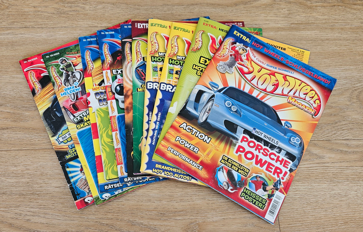 Acceleracers & HW 35 Short comics from comic books (German language!!)