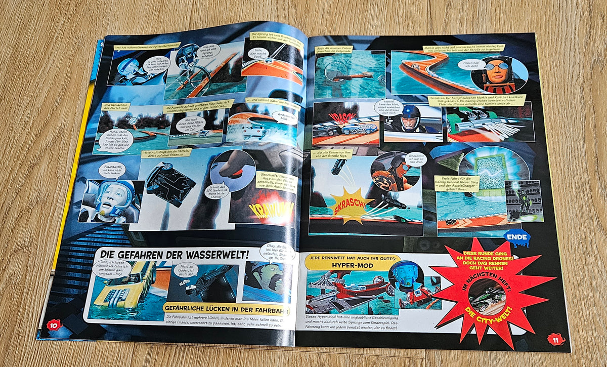 Acceleracers & HW 35 Short comics from comic books (German language!!)